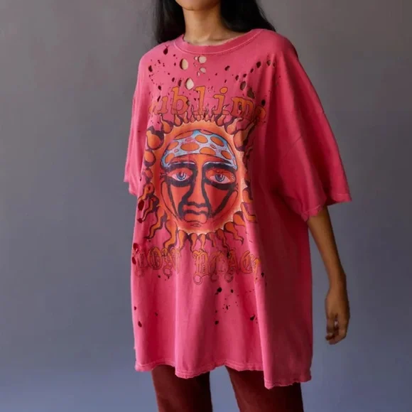 SOLD URBAN OUTFITTERS Sublime T-Shirt Dress - Picture 1 of 10